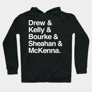 Dubliners / Classic Line-Up Names List Hoodie